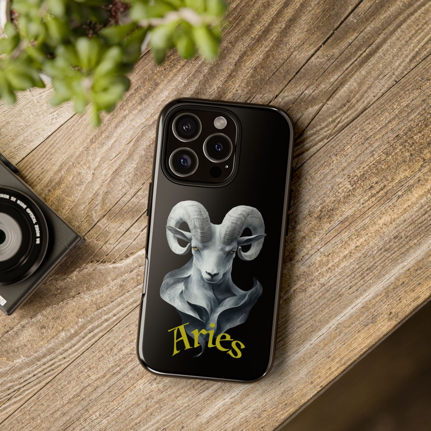 Aries Tough Phone Cases, Artistic Zodiac Phone Cases, premium-quality cases for iPhone, Samsung Galaxy, and Google Pixel devices