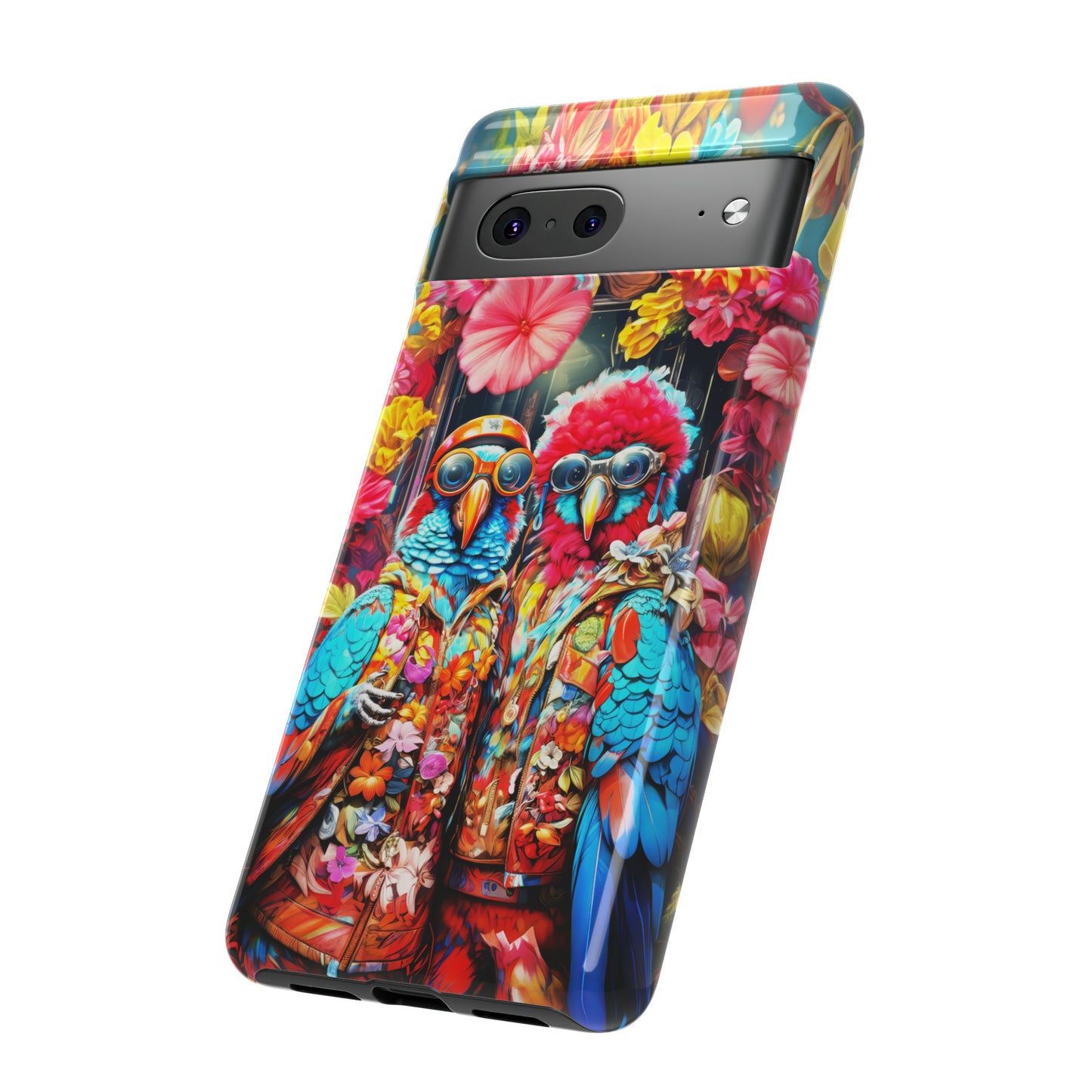 Two hipster parrots Tough Cases