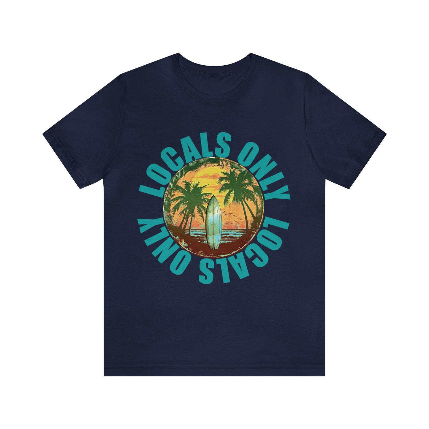 Locals Only stamp Unisex Jersey Short Sleeve Tee