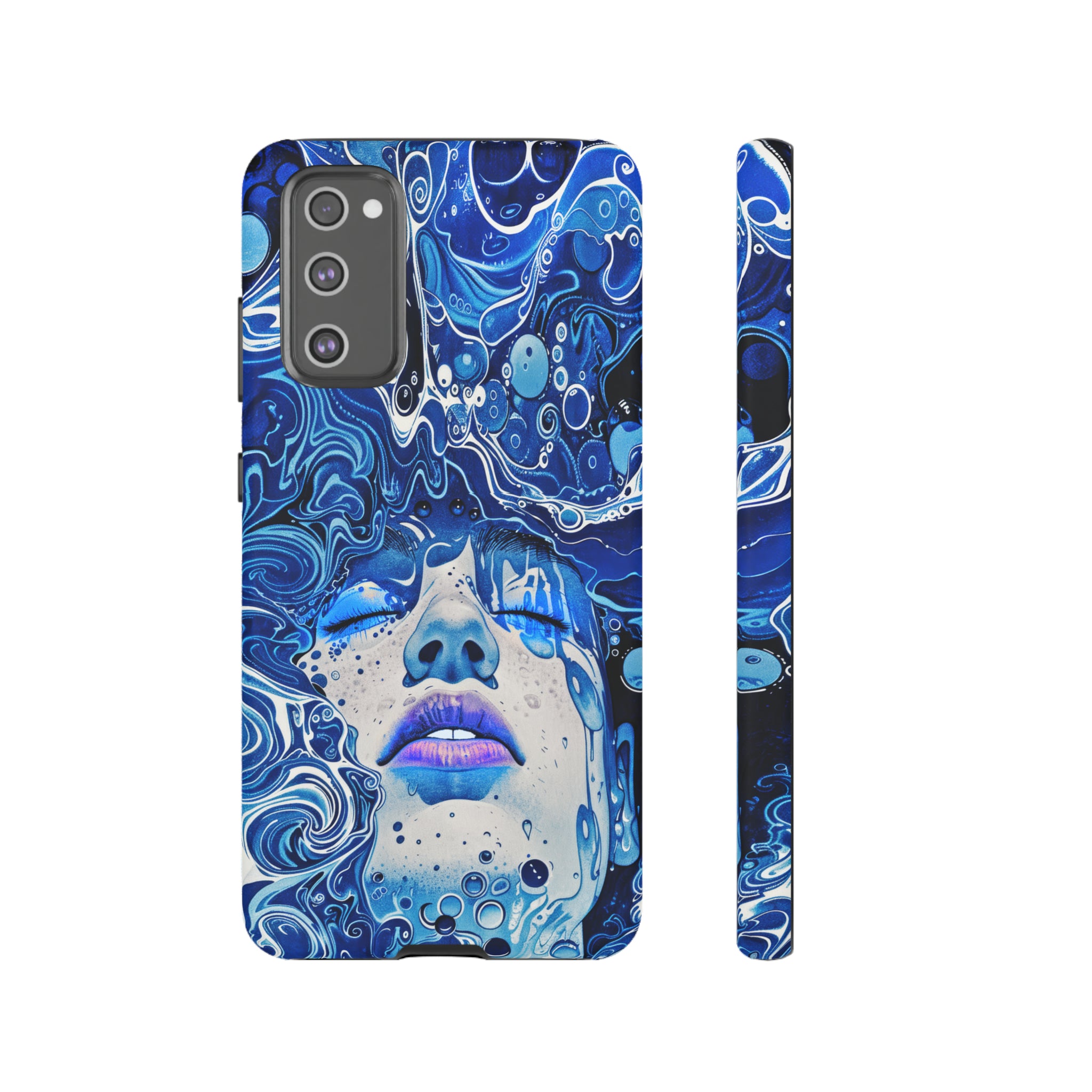 Phone Case, underwater design, Artistic design, Tough Case, Colorful whimsical water fantasy design, iPhone 15, 14, 13, 12, 11, Samsung, Pixel