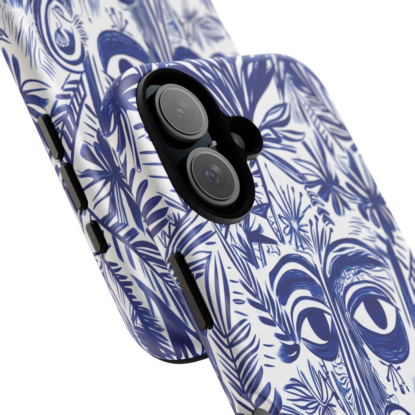 Phone Case - Abstract Nature with a Man's Face Design