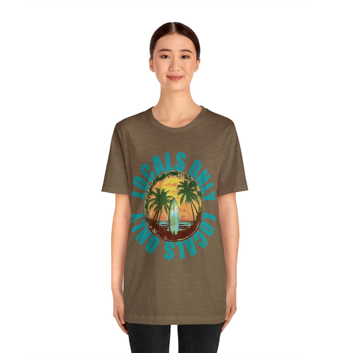 Locals Only stamp Unisex Jersey Short Sleeve Tee