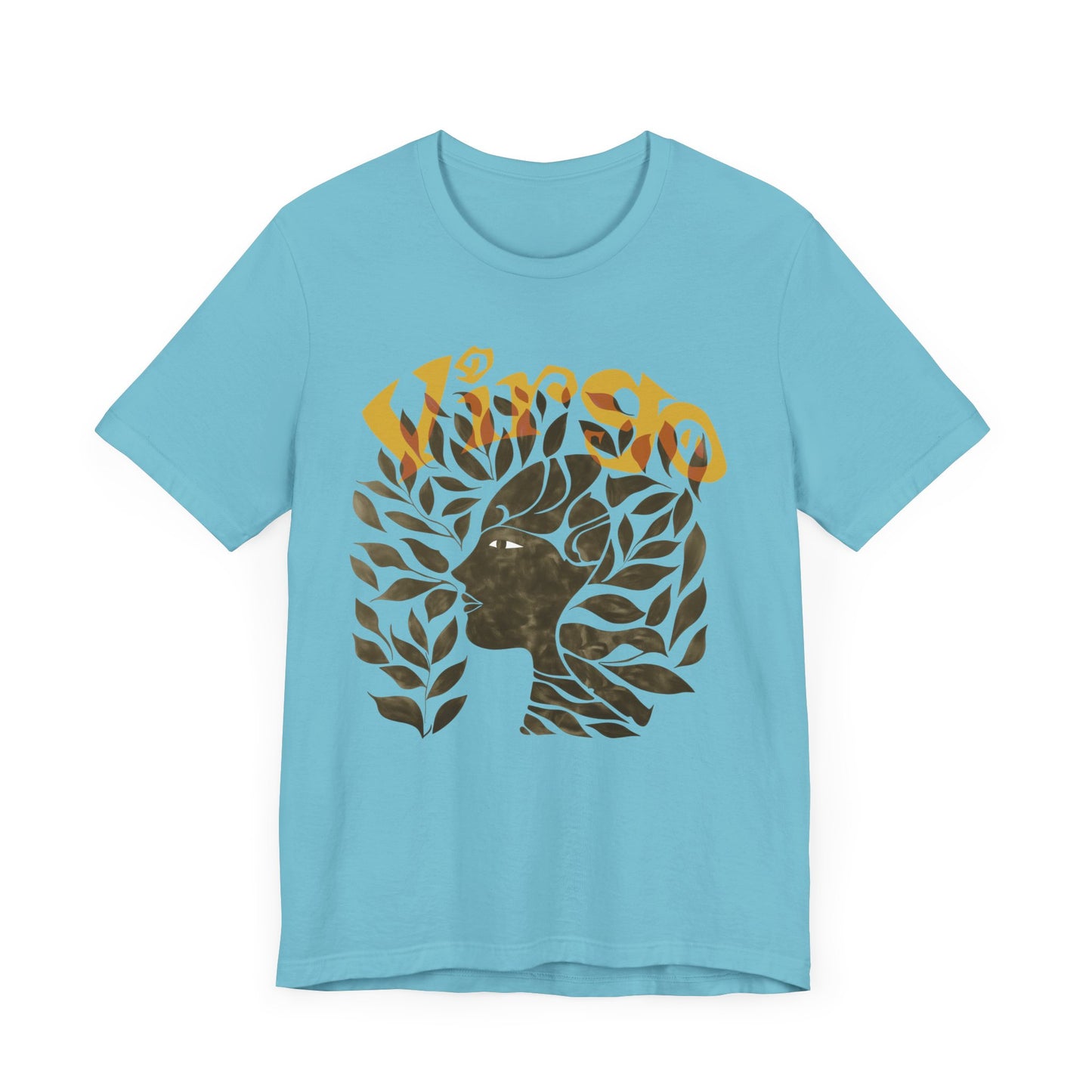 Virgo bronze graphic Unisex Jersey Short Sleeve Tee
