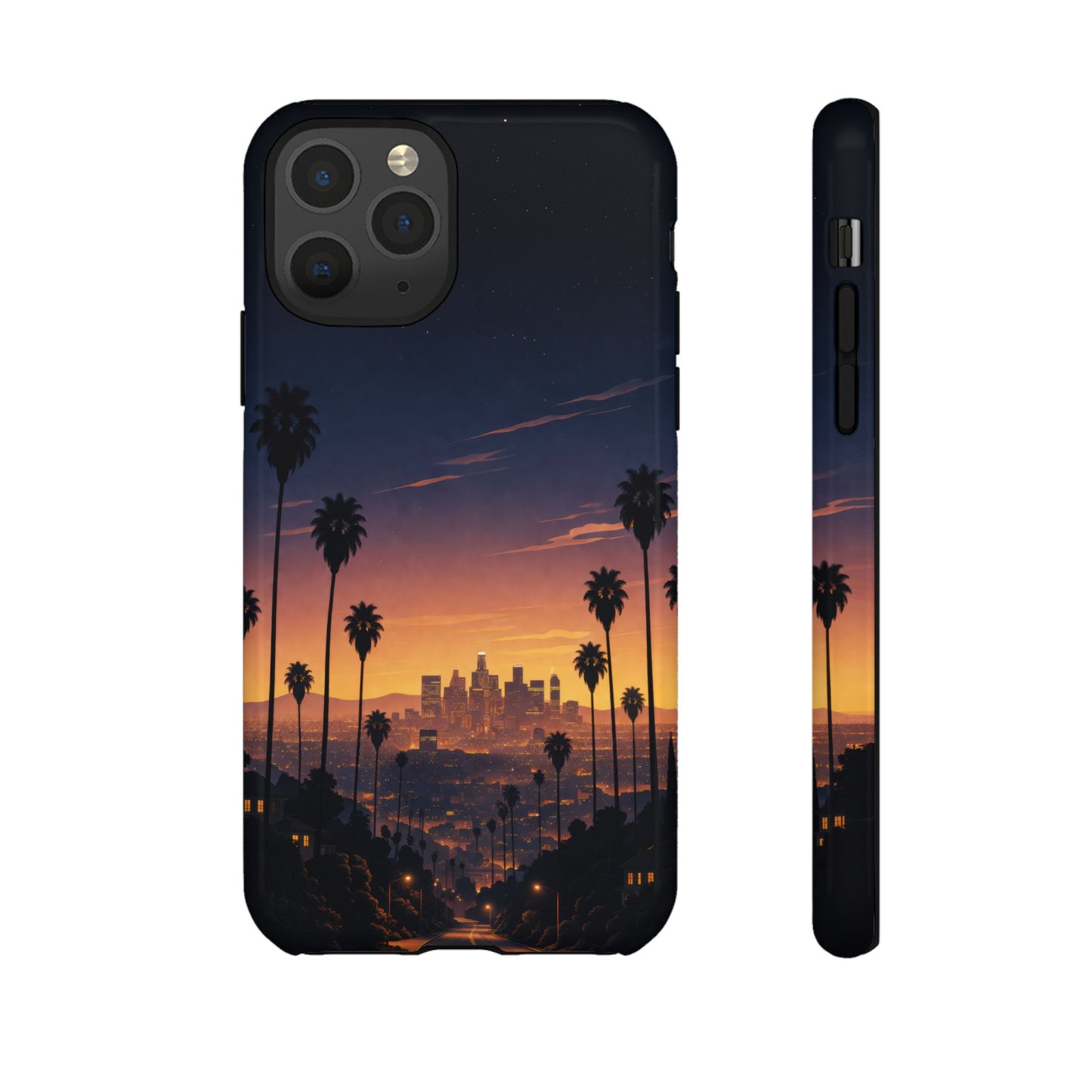 Los Angeles at Sunset Phone Case — Los Angeles Skyline Protective Case