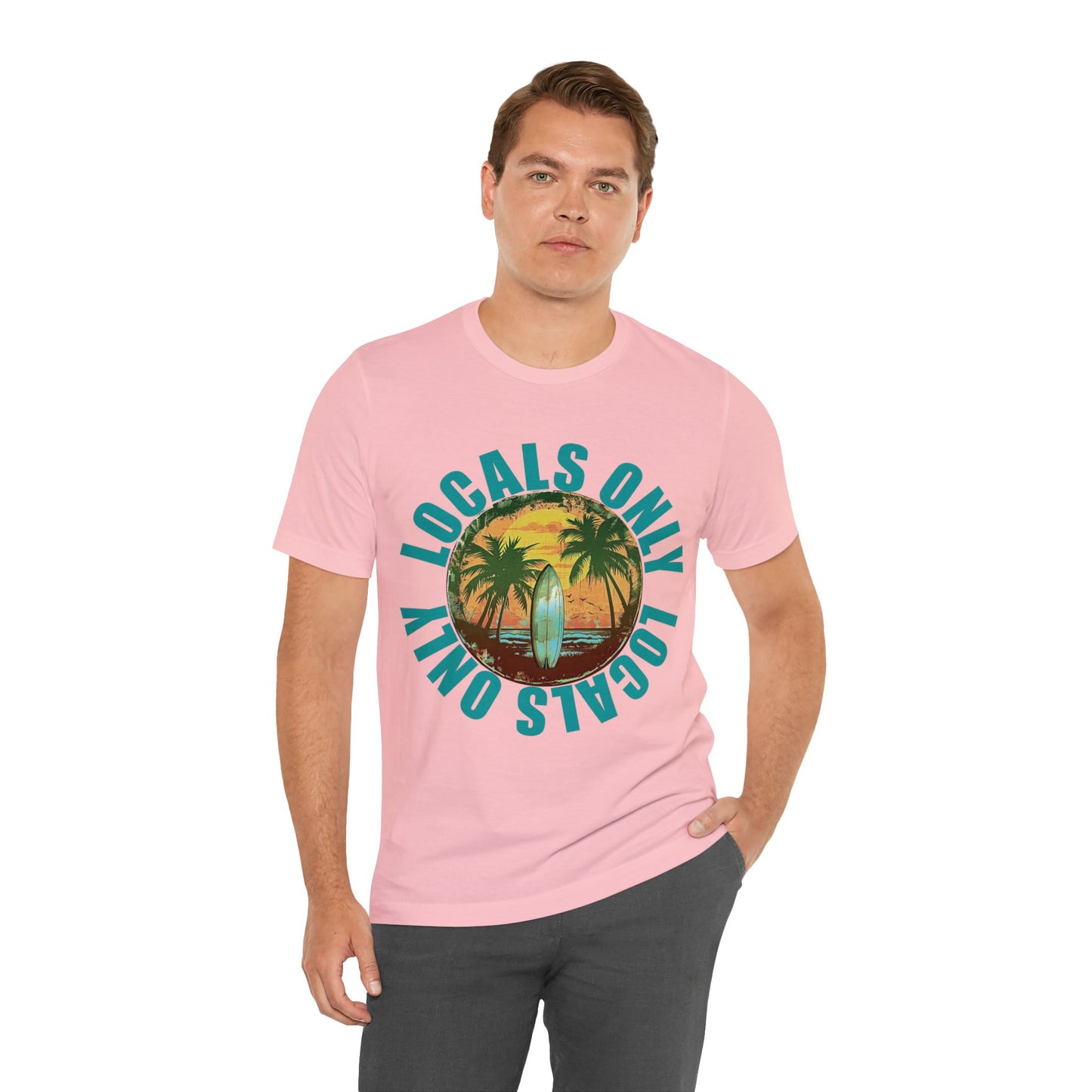 Locals Only stamp Unisex Jersey Short Sleeve Tee