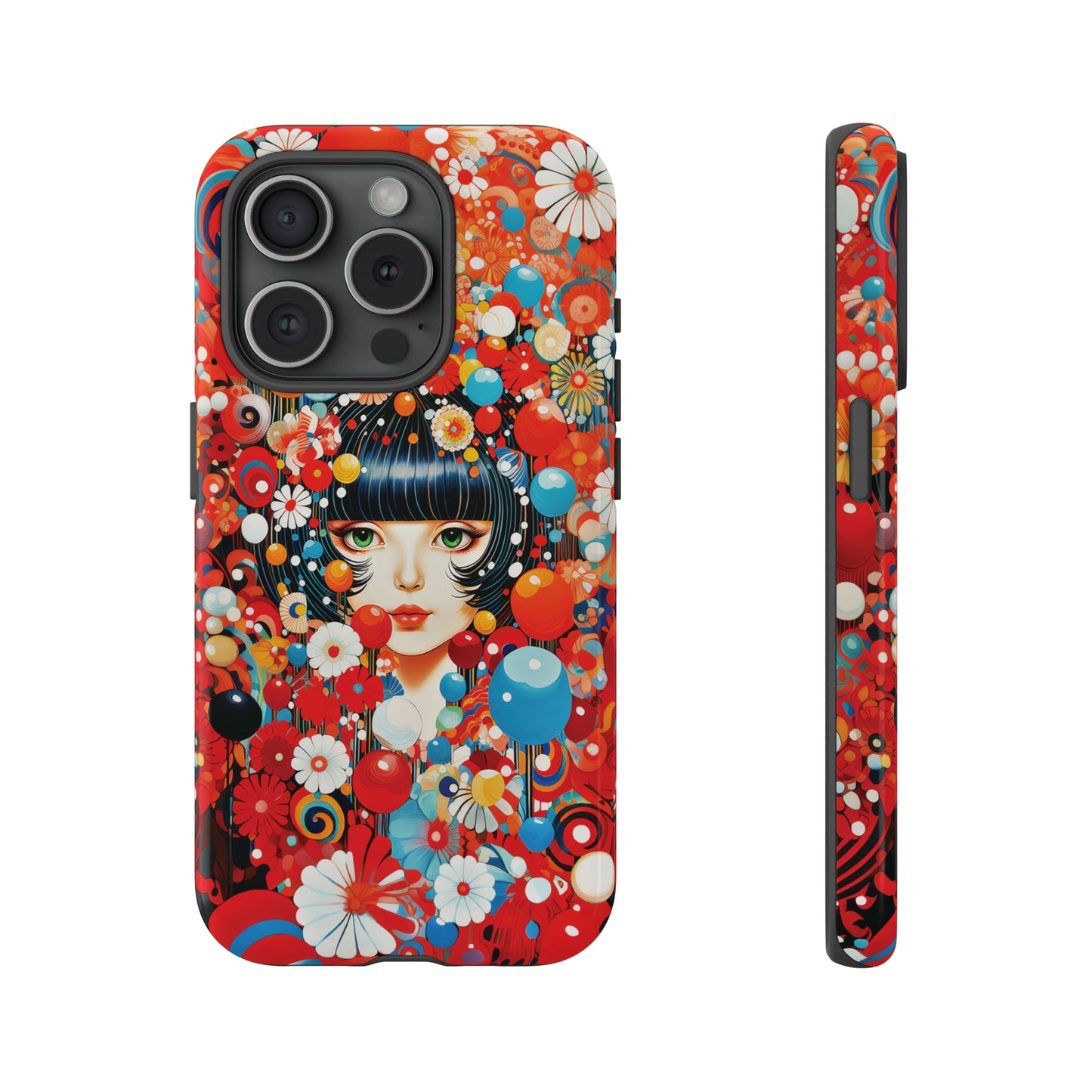 Girl in red blossoms Tough Cases