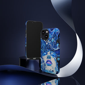 Phone Case, underwater design, Artistic design, Tough Case, Colorful whimsical water fantasy design, iPhone 15, 14, 13, 12, 11, Samsung, Pixel