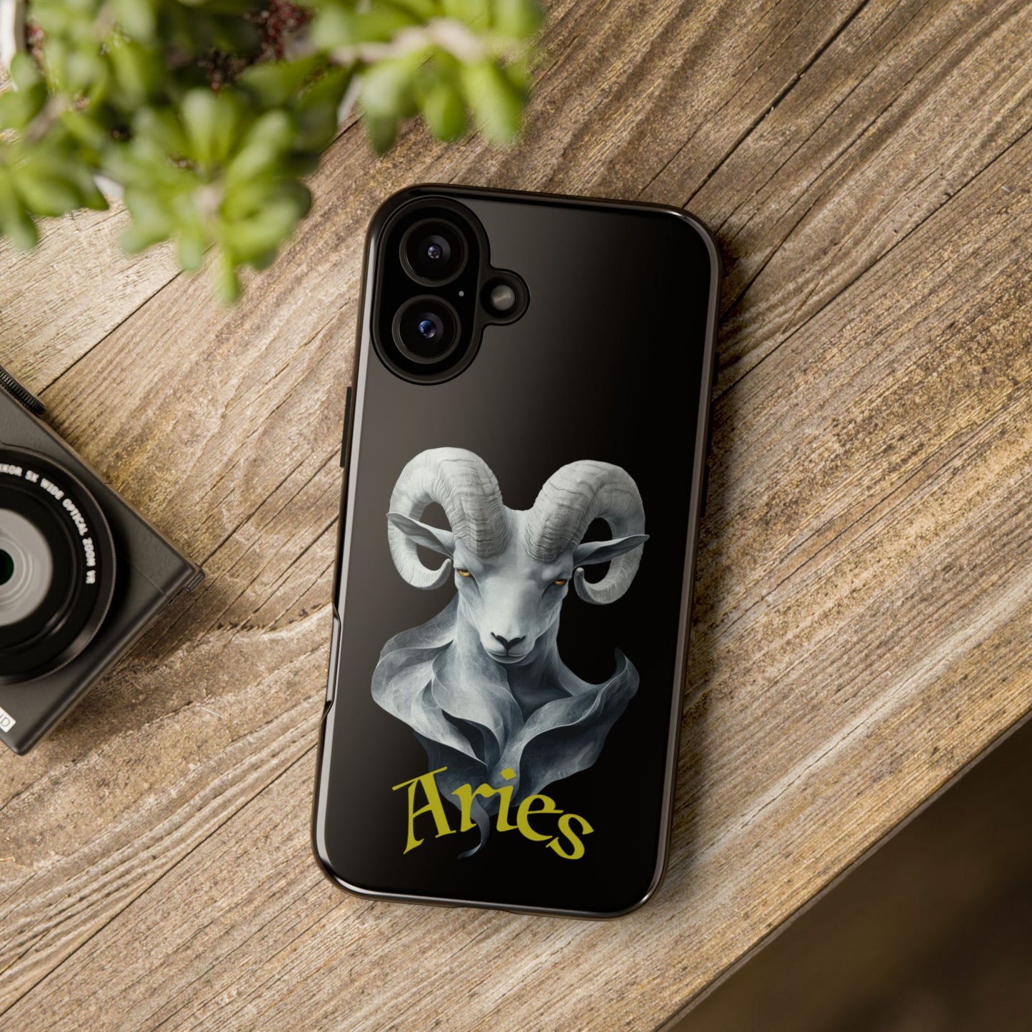 Aries Tough Phone Cases, Artistic Zodiac Phone Cases, premium-quality cases for iPhone, Samsung Galaxy, and Google Pixel devices