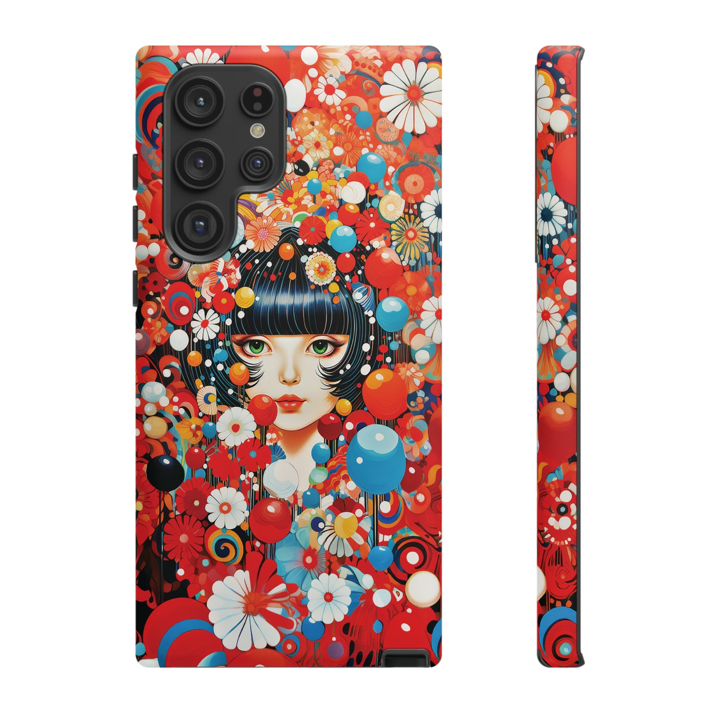 Girl in red blossoms Tough Cases