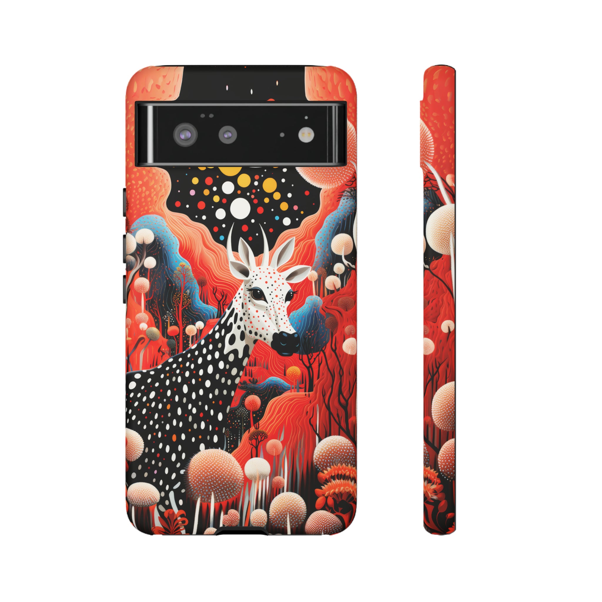 Spotted Elk in the rainbow forest Tough Cases