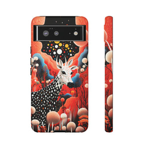 Spotted Elk in the rainbow forest Tough Cases