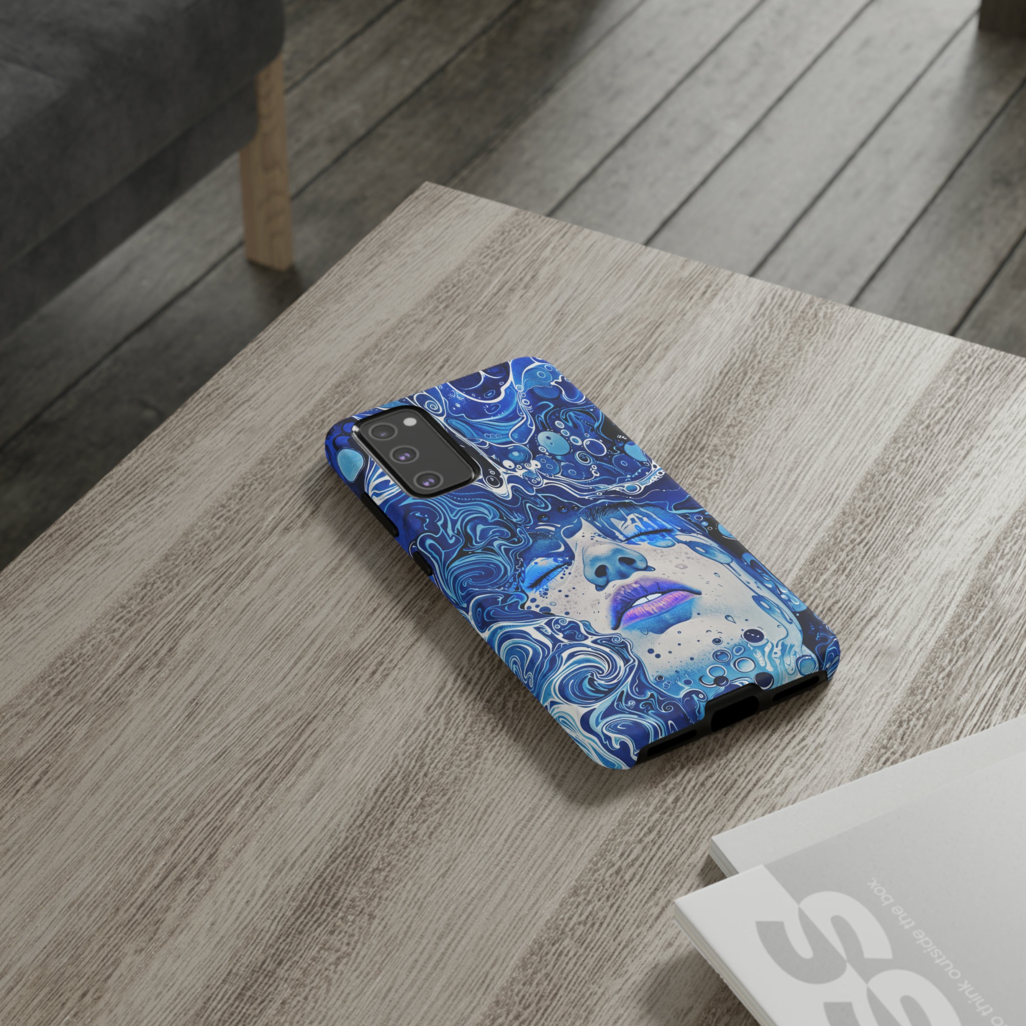 Phone Case, underwater design, Artistic design, Tough Case, Colorful whimsical water fantasy design, iPhone 15, 14, 13, 12, 11, Samsung, Pixel