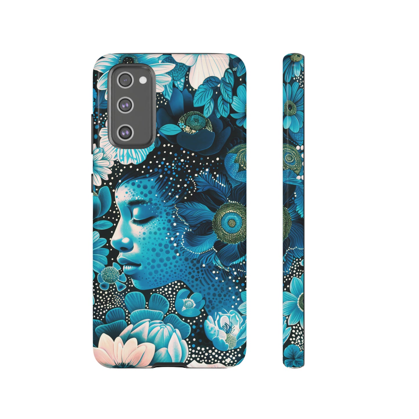 Girl in blue Tough Cases