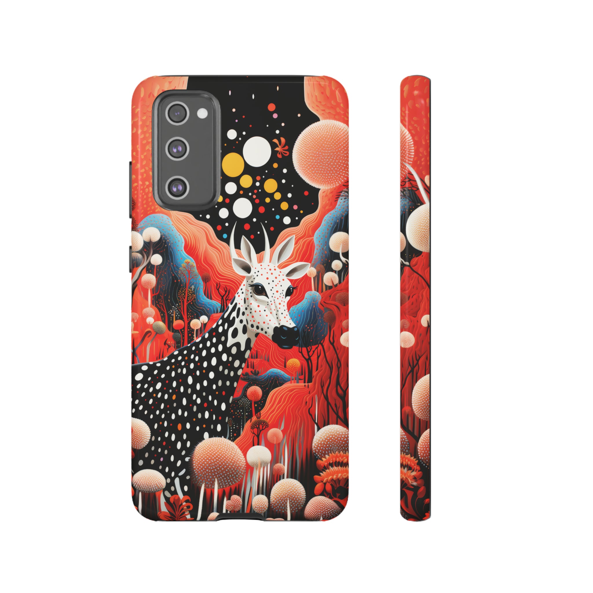Spotted Elk in the rainbow forest Tough Cases
