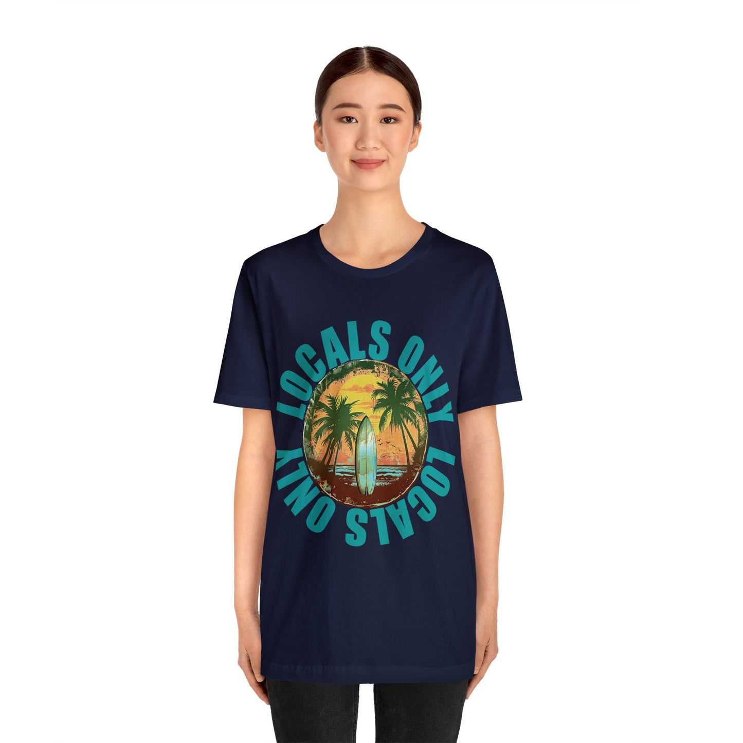 Locals Only stamp Unisex Jersey Short Sleeve Tee