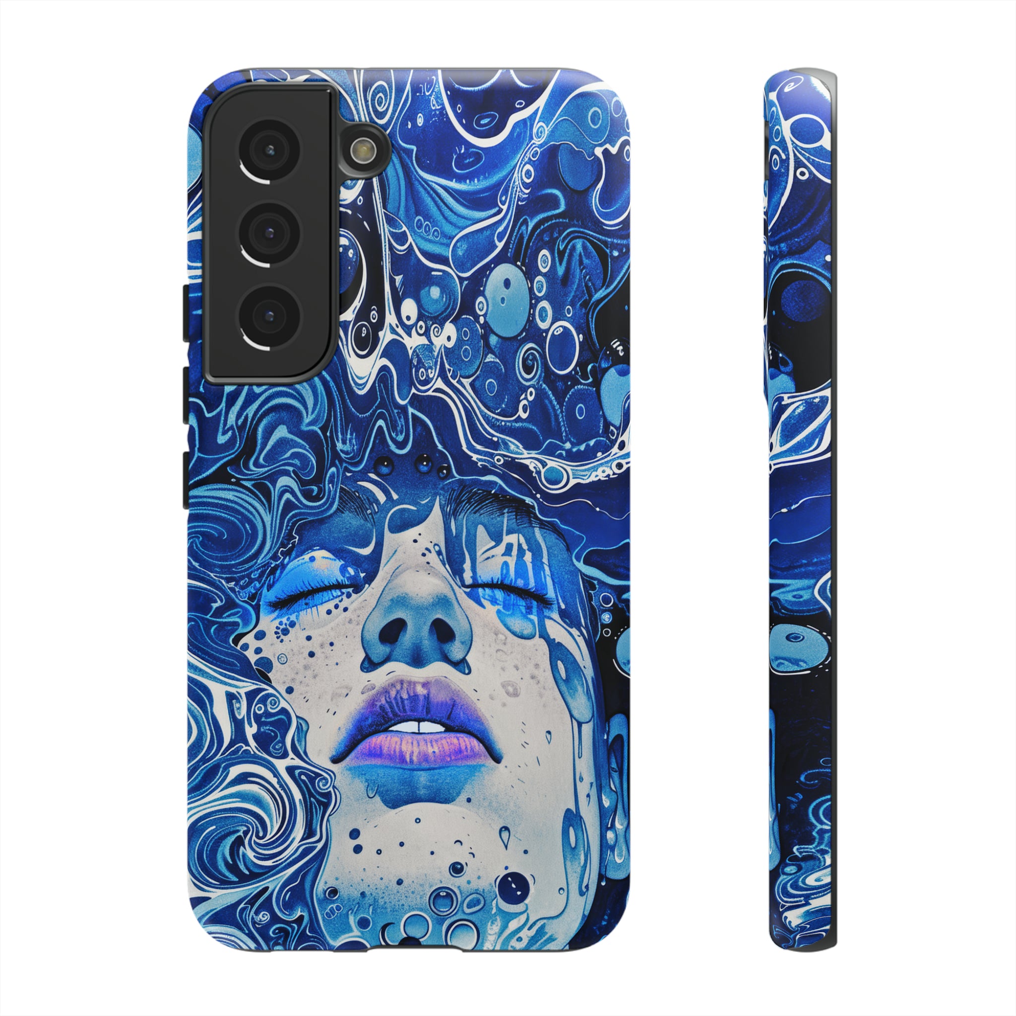 Phone Case, underwater design, Artistic design, Tough Case, Colorful whimsical water fantasy design, iPhone 15, 14, 13, 12, 11, Samsung, Pixel