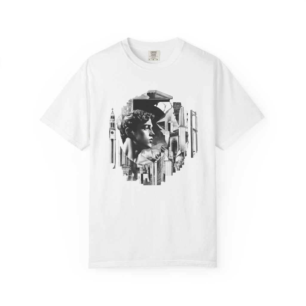 Fractured Classic Artistic Unisex Garment-Dyed T-Shirt - Urban Insights Design