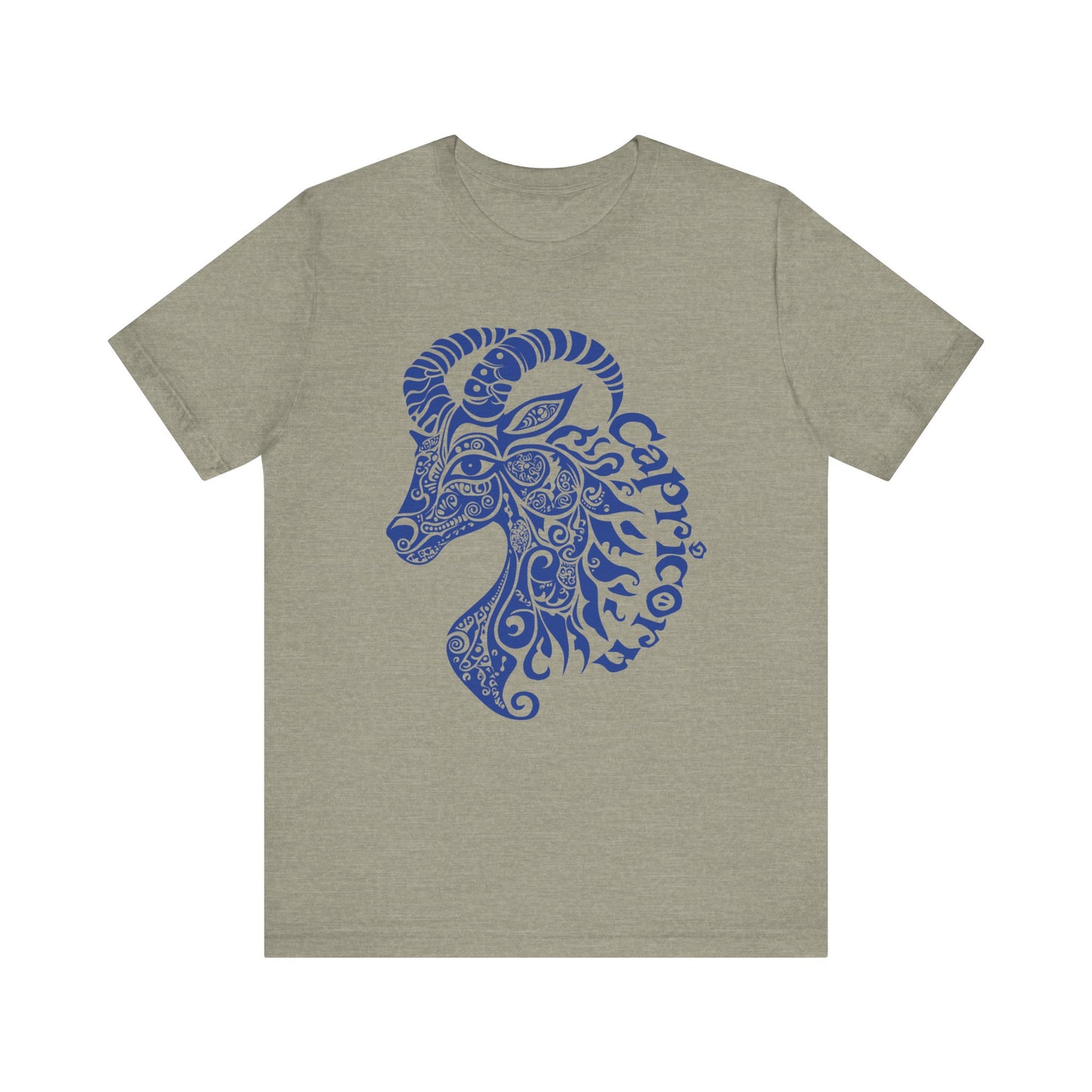 Capricorn blue graphic Unisex Jersey Short Sleeve Tee
