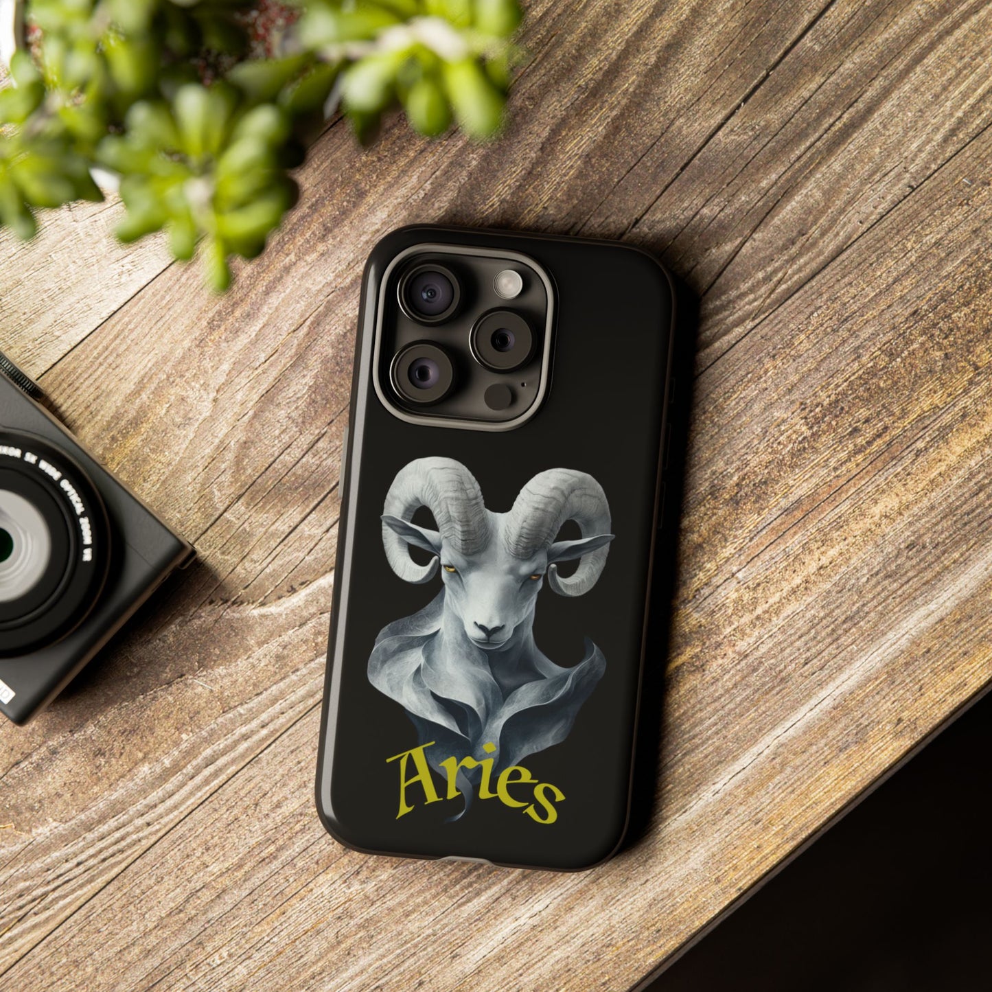 Aries Tough Phone Cases, Artistic Zodiac Phone Cases, premium-quality cases for iPhone, Samsung Galaxy, and Google Pixel devices