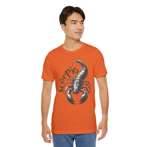 Scorpio Black & white Unisex Jersey Short Sleeve Tee