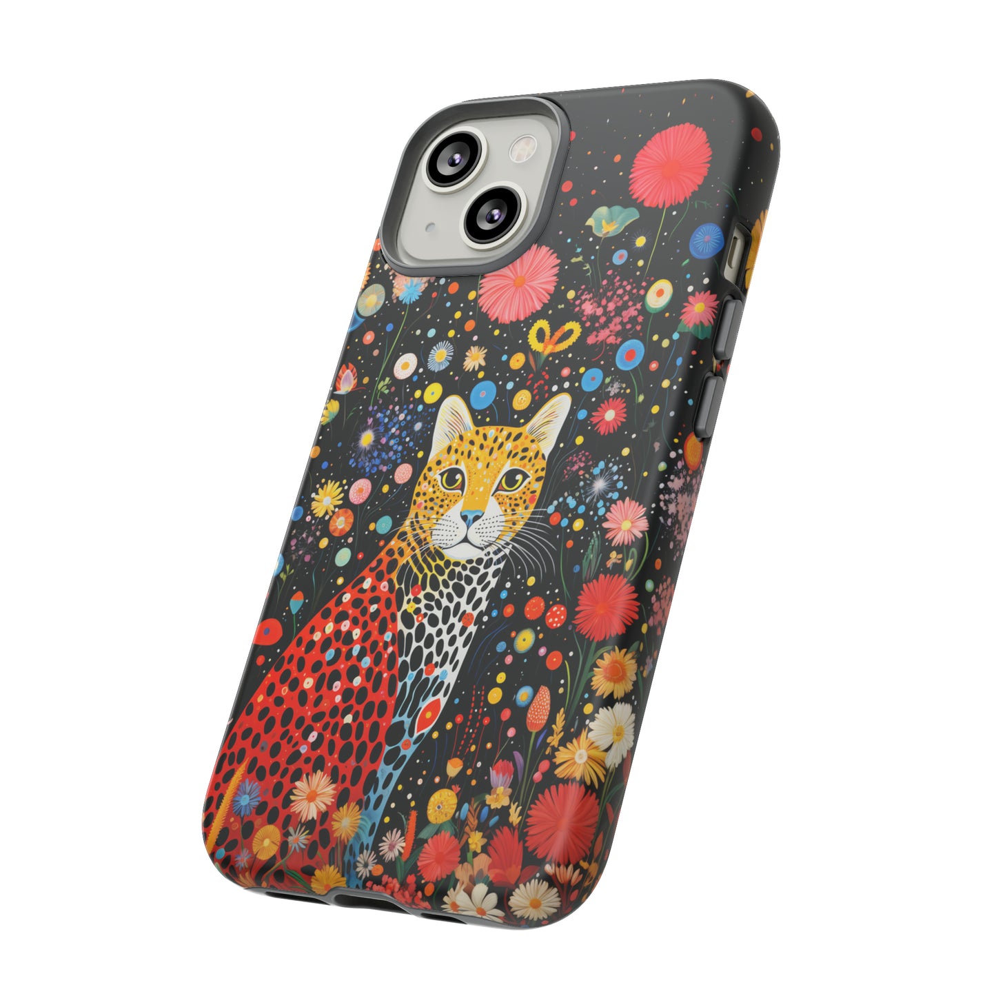 Cheetah in night flowers Tough Cases