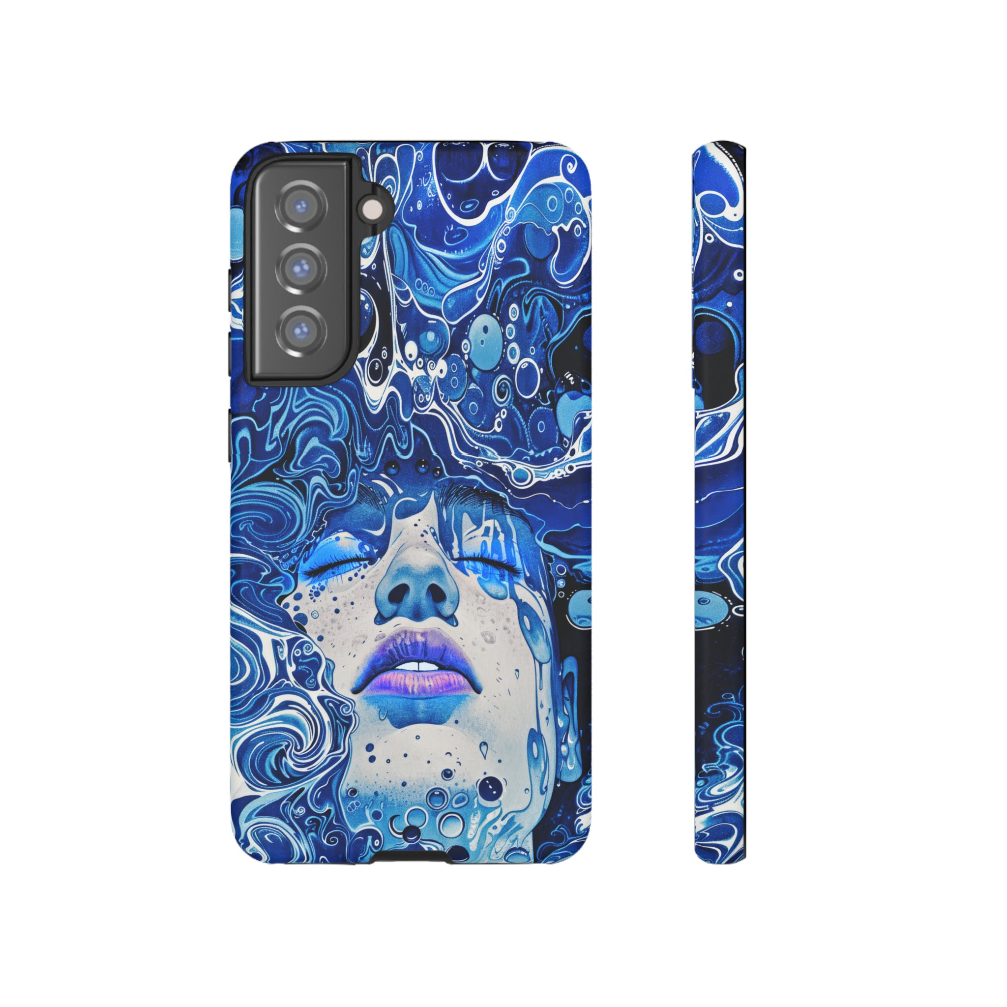 Phone Case, underwater design, Artistic design, Tough Case, Colorful whimsical water fantasy design, iPhone 15, 14, 13, 12, 11, Samsung, Pixel
