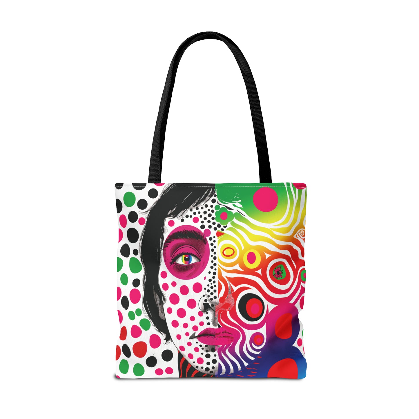Rainbow disco dreams Tote Bag in 3 sizes