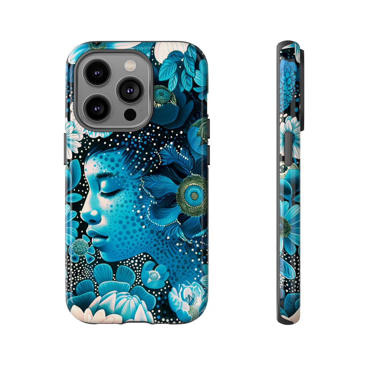 Girl in blue Tough Cases