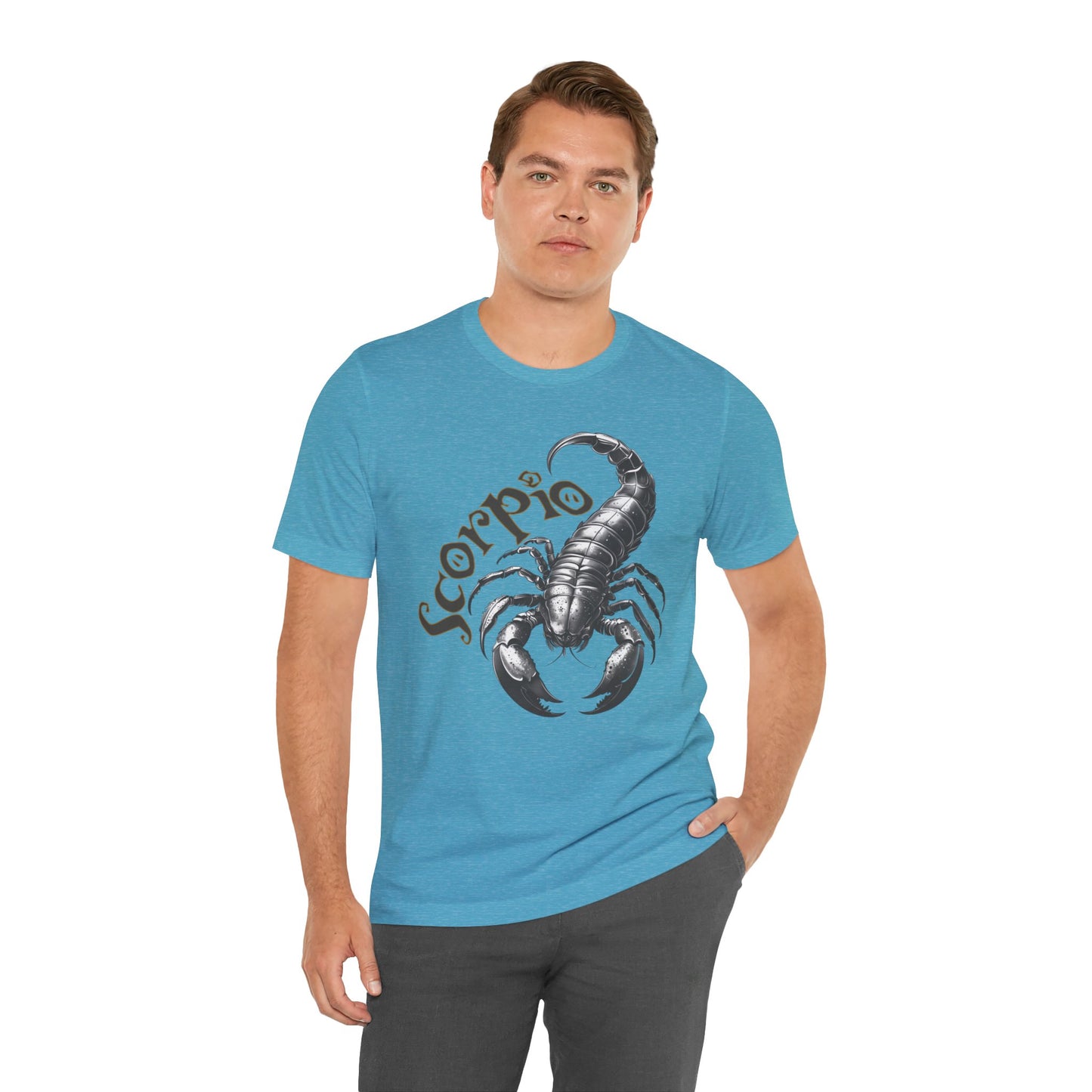 Scorpio Black & white Unisex Jersey Short Sleeve Tee