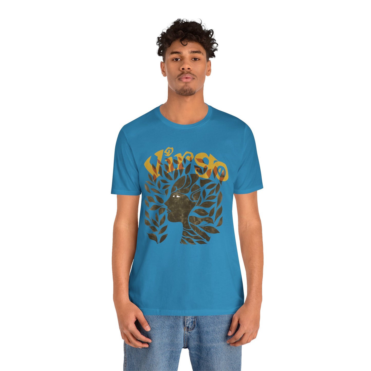 Virgo bronze graphic Unisex Jersey Short Sleeve Tee