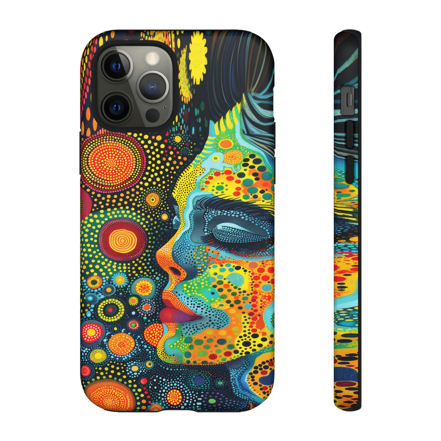 Phone Case, rainbow girl, Artistic design, Tough Case, Colorful whimsical rainbow fantasy design, iPhone 15, 14, 13, 12, 11, Samsung, Pixel