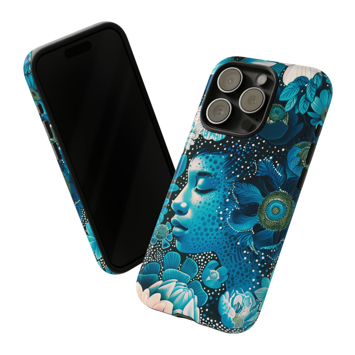 Girl in blue Tough Cases