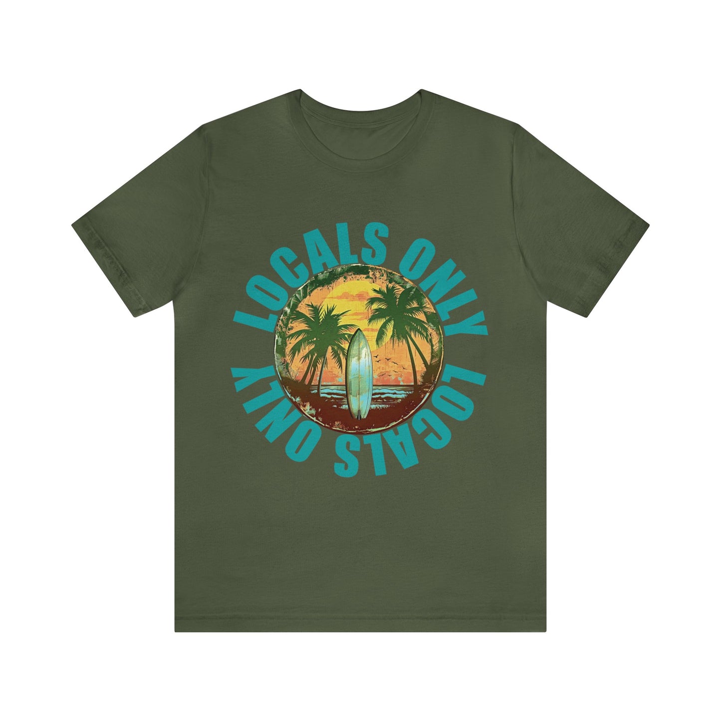 Locals Only stamp Unisex Jersey Short Sleeve Tee