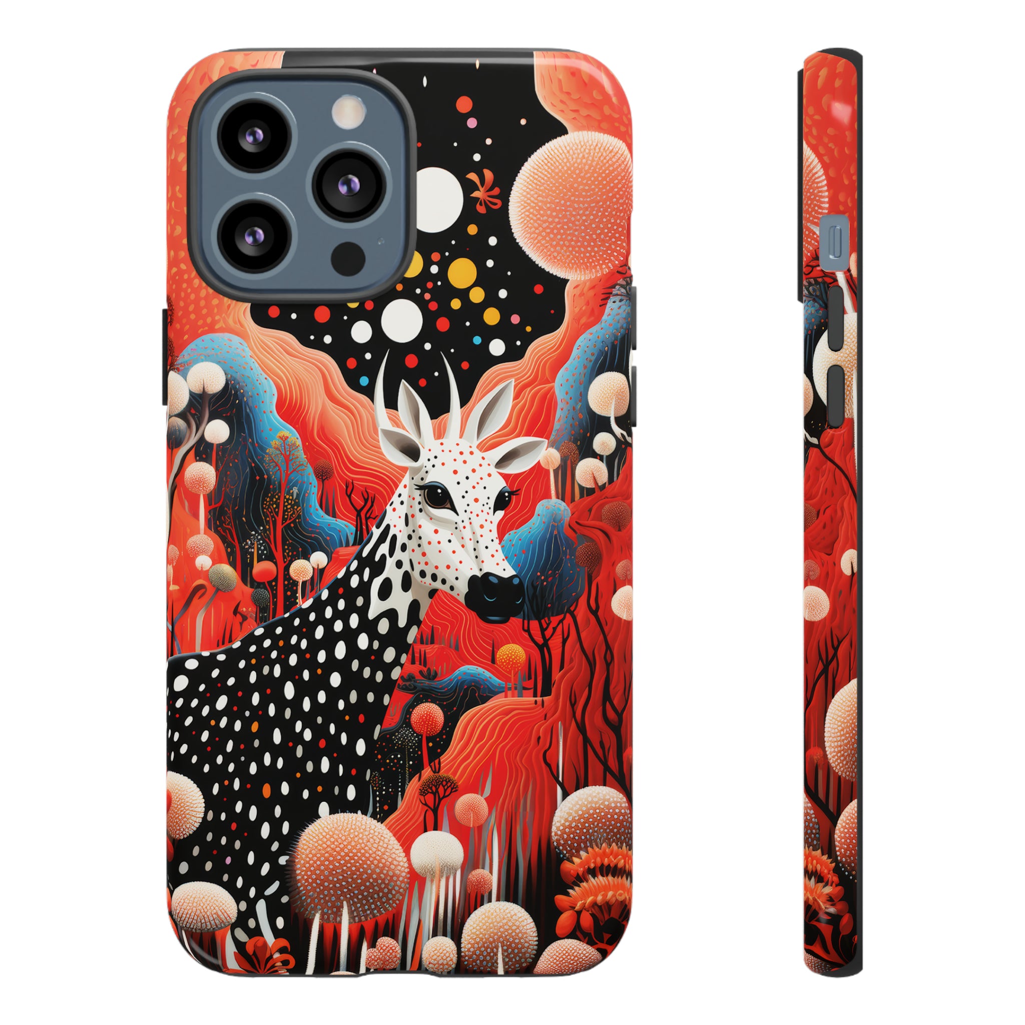 Spotted Elk in the rainbow forest Tough Cases