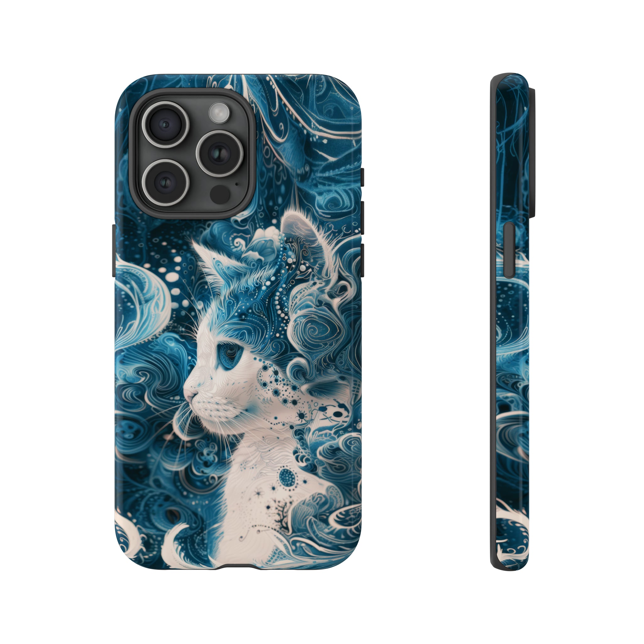 Aqua cat Tough Cases