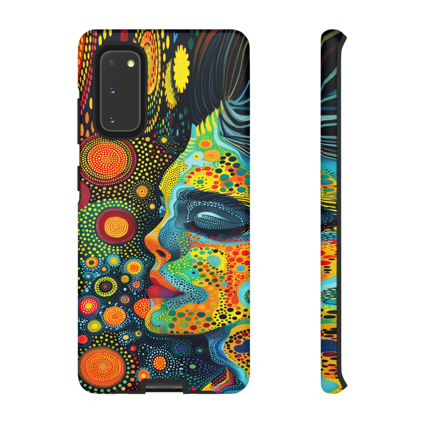 Phone Case, rainbow girl, Artistic design, Tough Case, Colorful whimsical rainbow fantasy design, iPhone 15, 14, 13, 12, 11, Samsung, Pixel