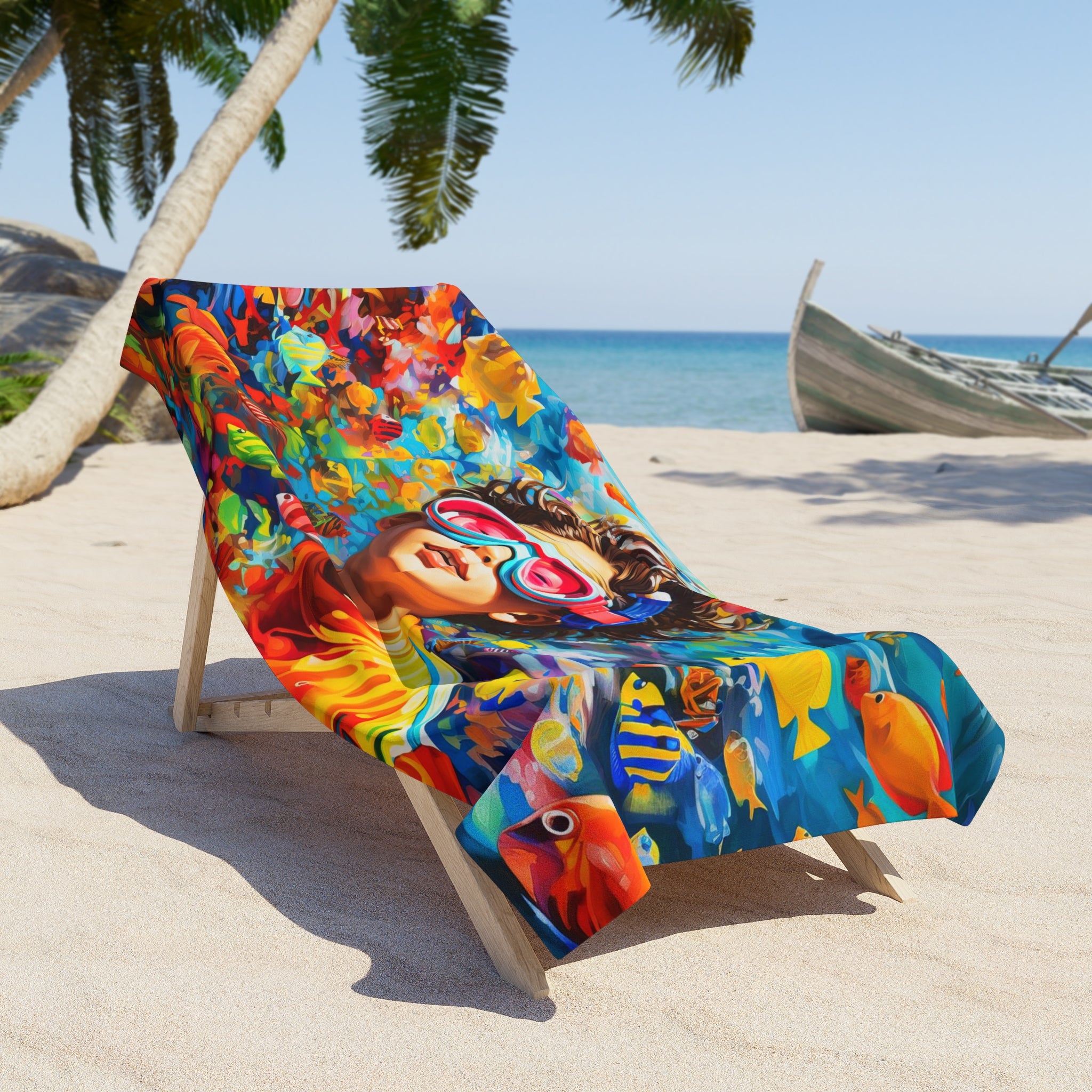 Ocean Dreamland Beach Towel