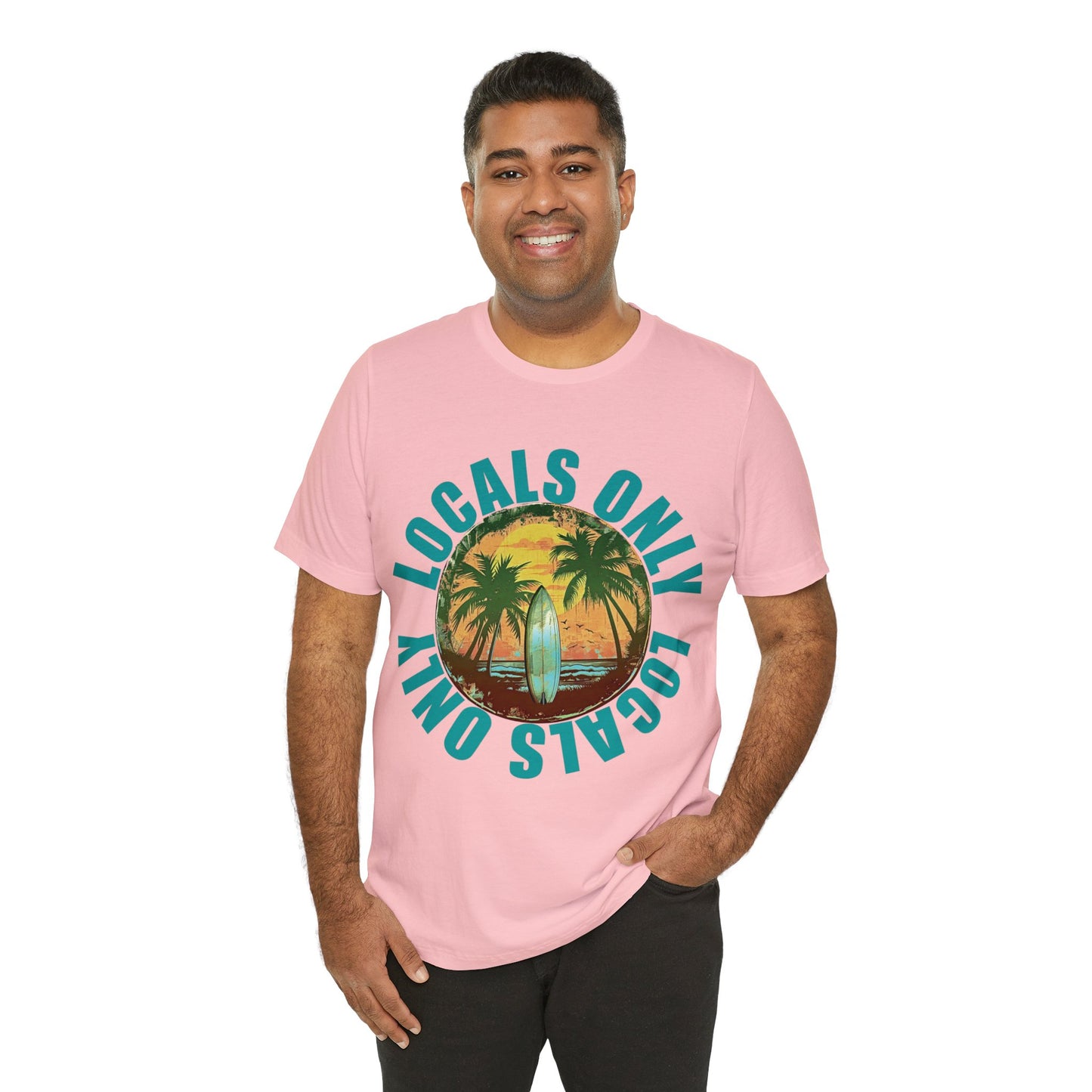 Locals Only stamp Unisex Jersey Short Sleeve Tee