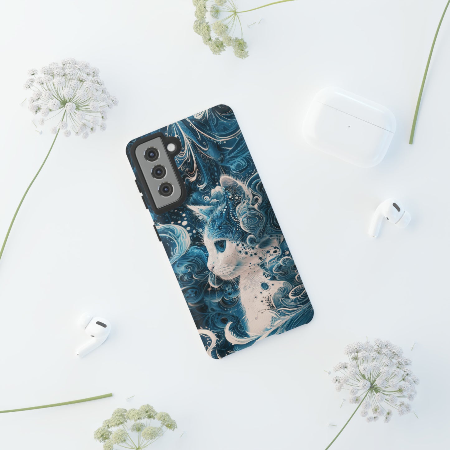 Aqua cat Tough Cases