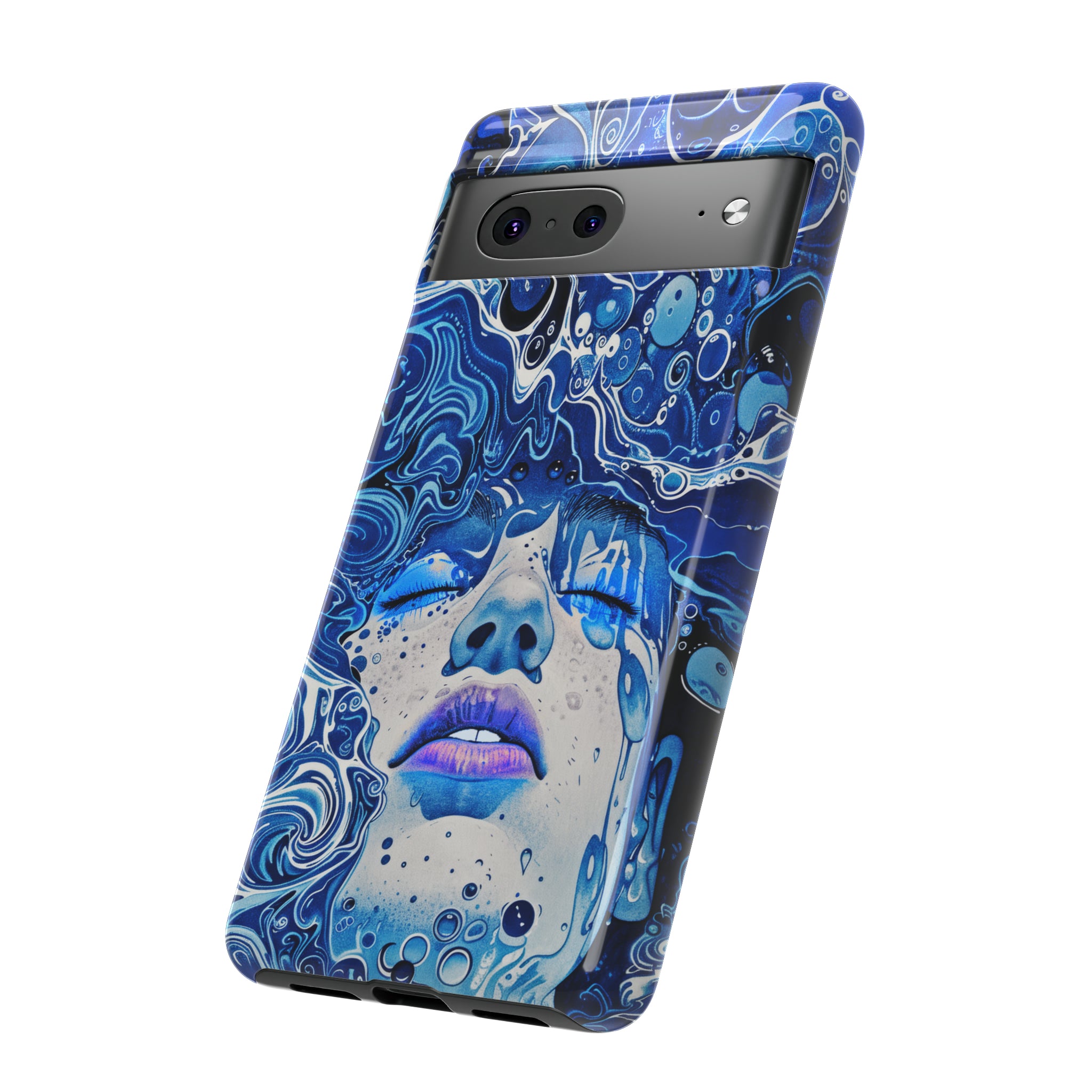 Phone Case, underwater design, Artistic design, Tough Case, Colorful whimsical water fantasy design, iPhone 15, 14, 13, 12, 11, Samsung, Pixel