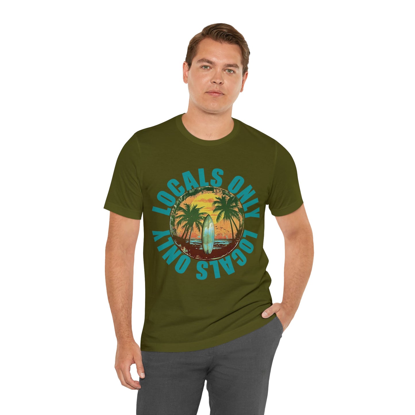 Locals Only stamp Unisex Jersey Short Sleeve Tee