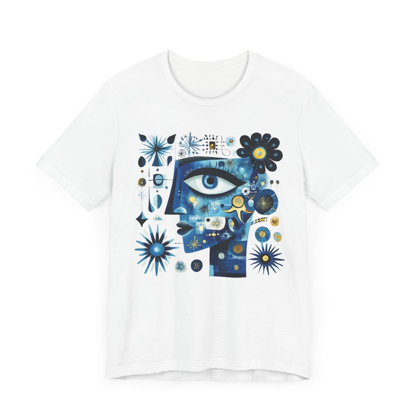 Cosmic Eye Unisex Tee – Artistic Short Sleeve Shirt for Creativity Lovers