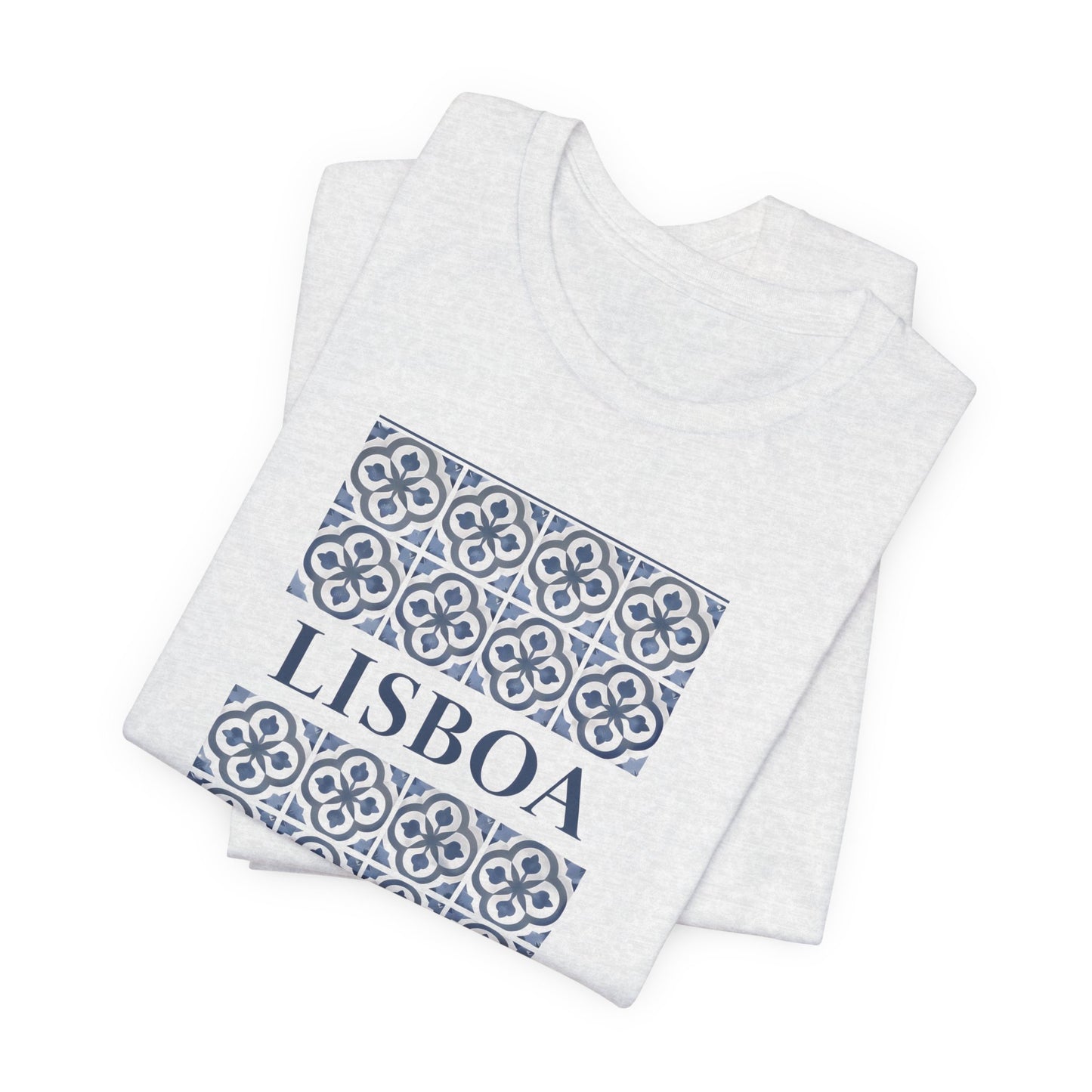 Lisboa Azulejo Tee — Portugal Tile Pattern Unisex T-Shirt