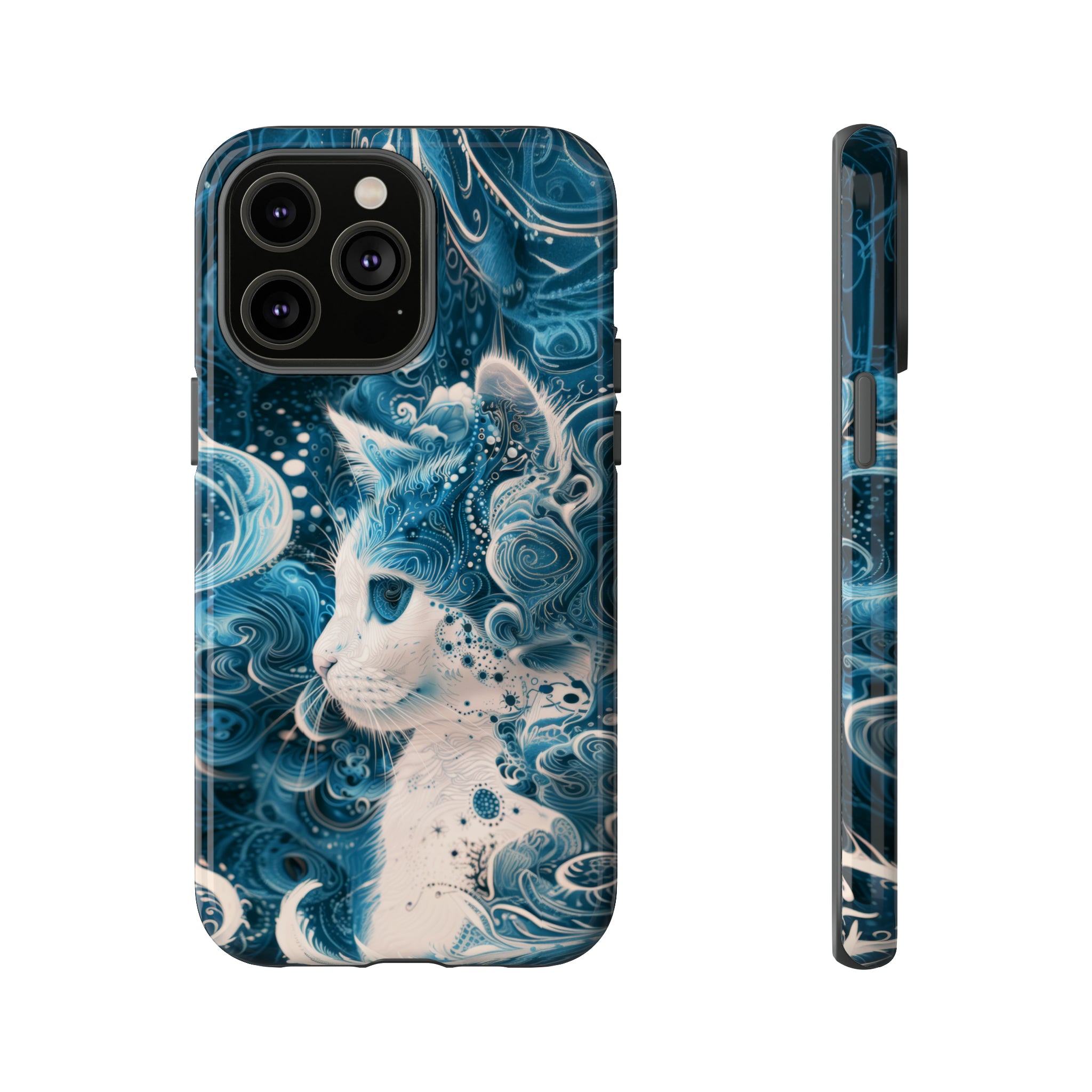 Aqua cat Tough Cases