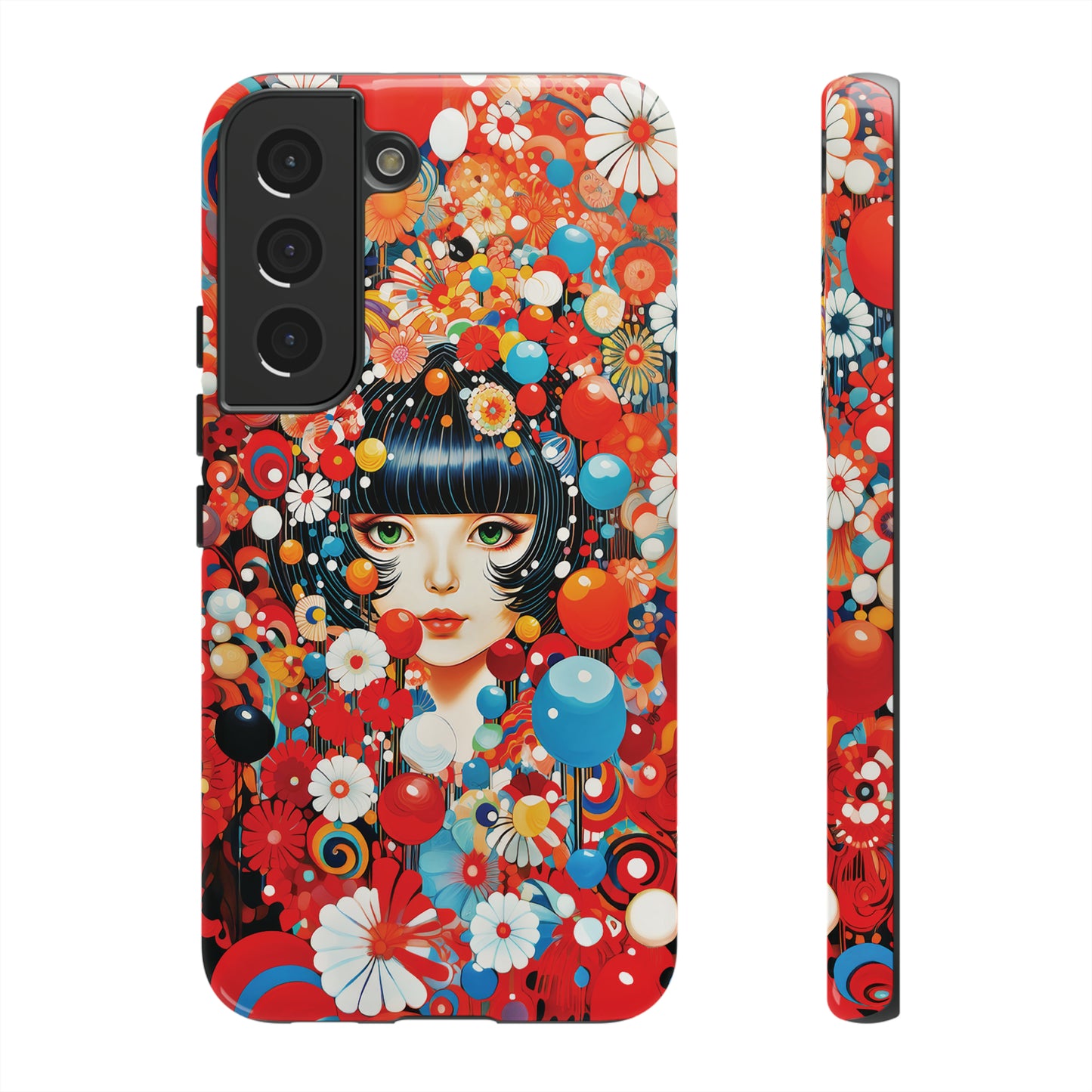 Girl in red blossoms Tough Cases