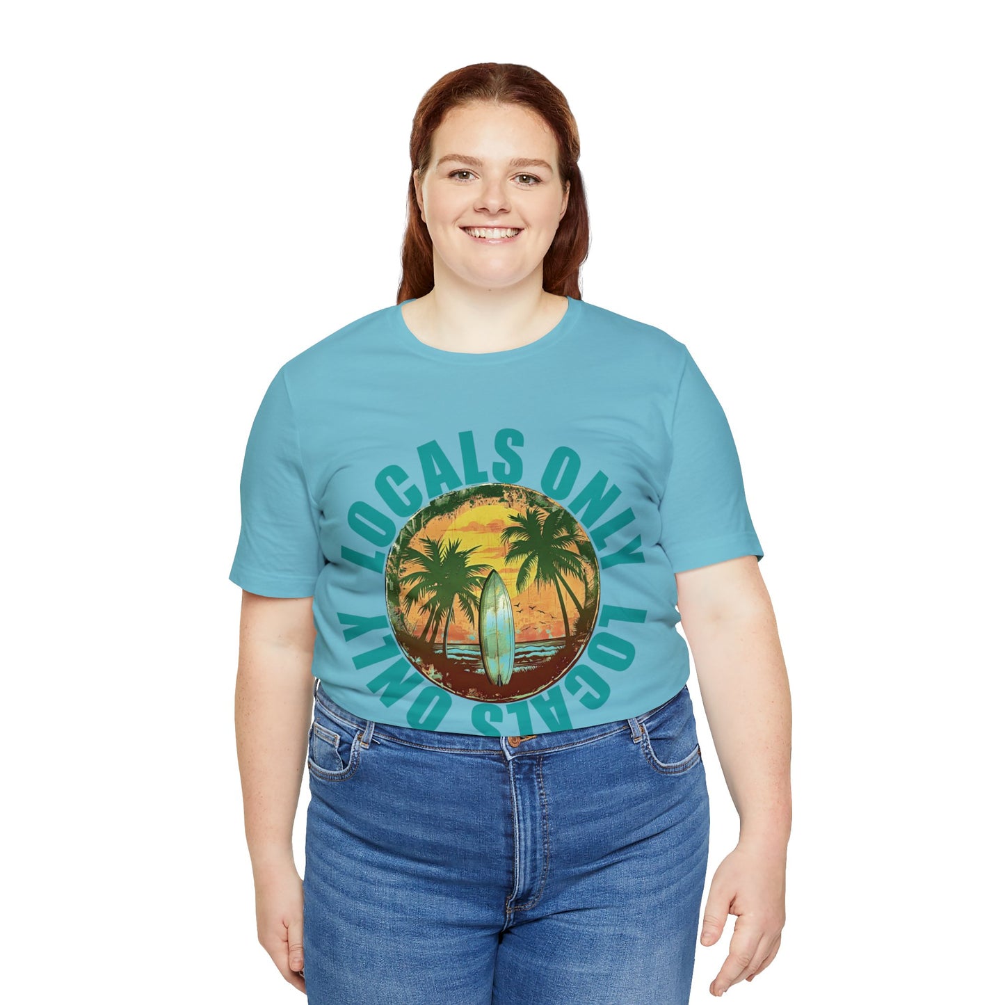 Locals Only stamp Unisex Jersey Short Sleeve Tee