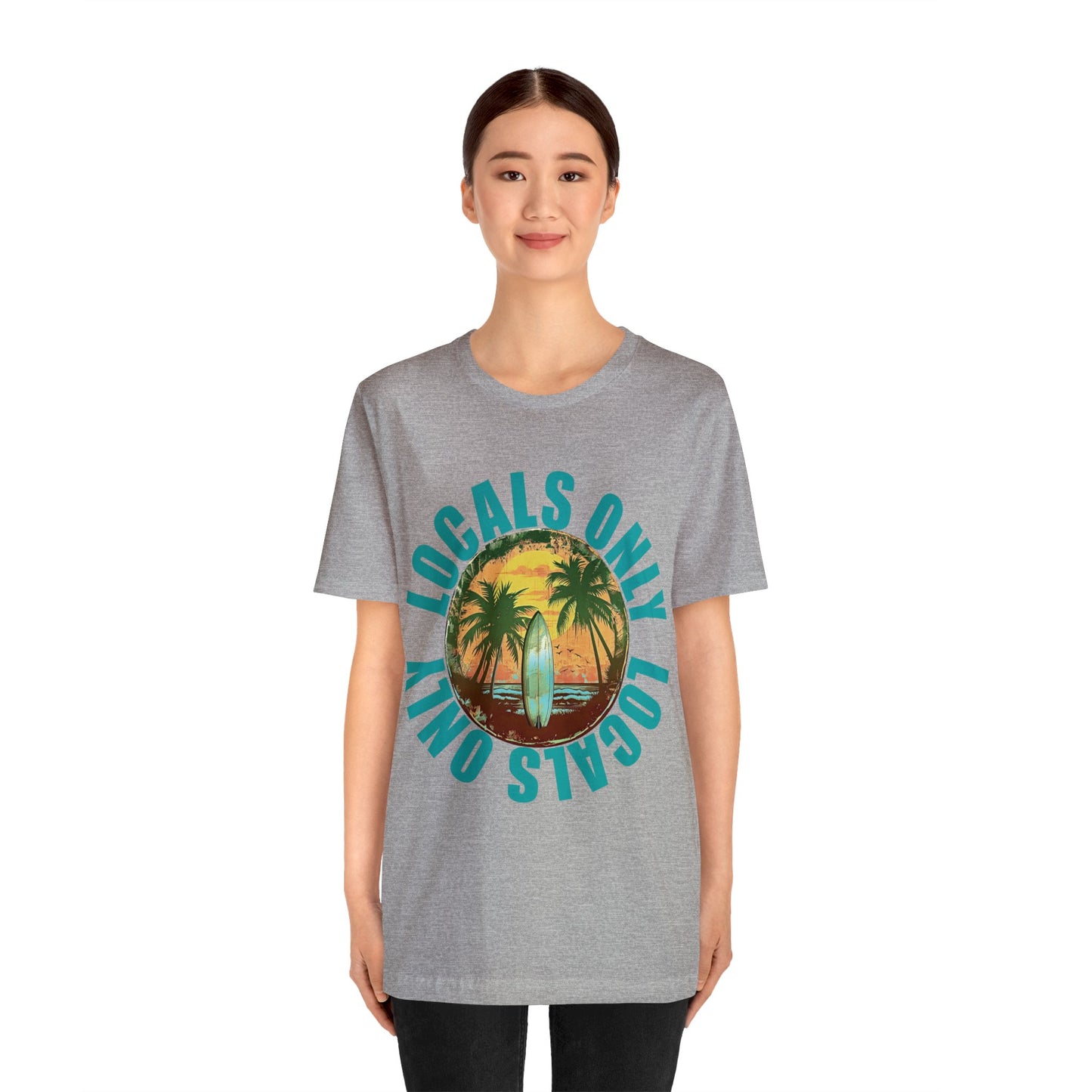 Locals Only stamp Unisex Jersey Short Sleeve Tee