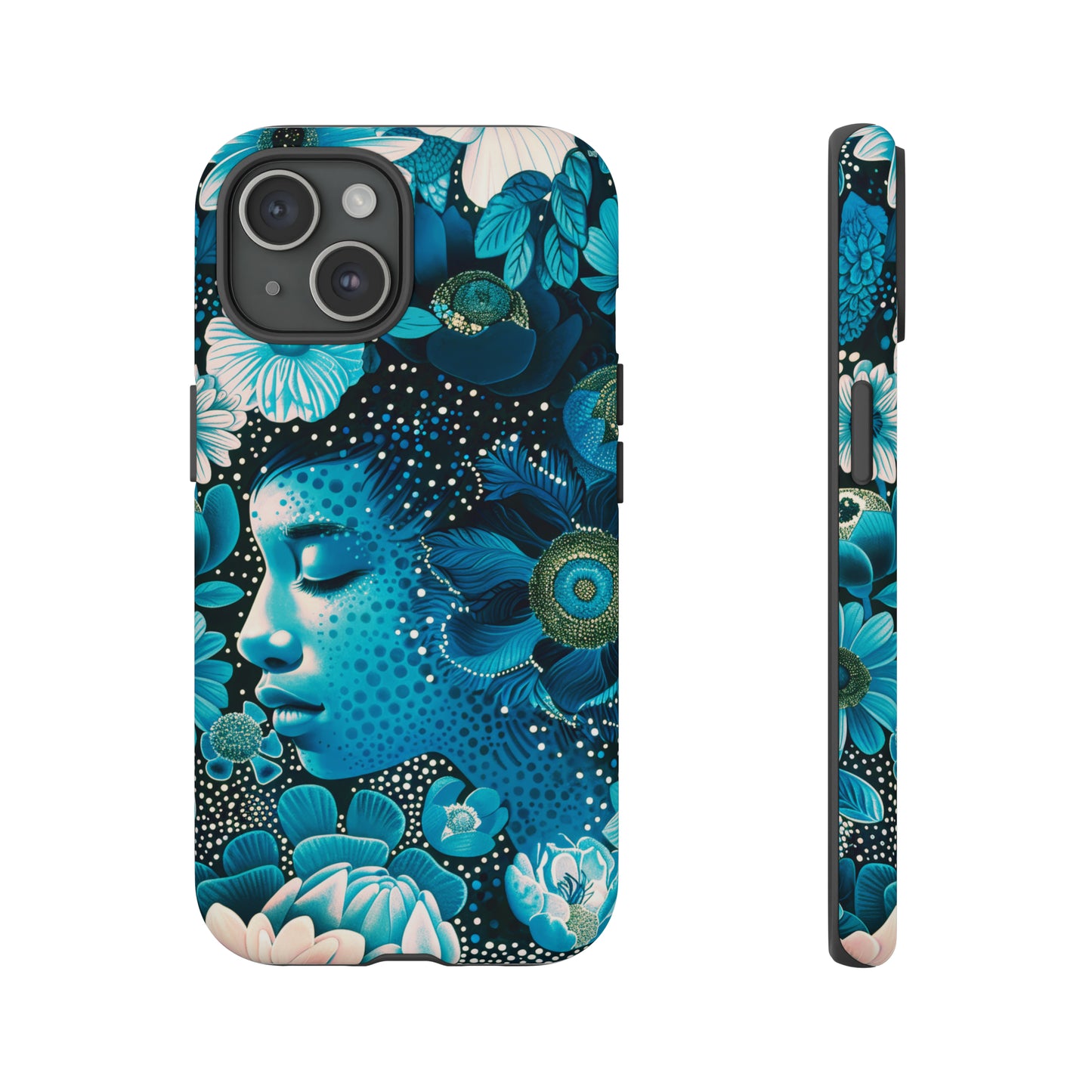 Girl in blue Tough Cases