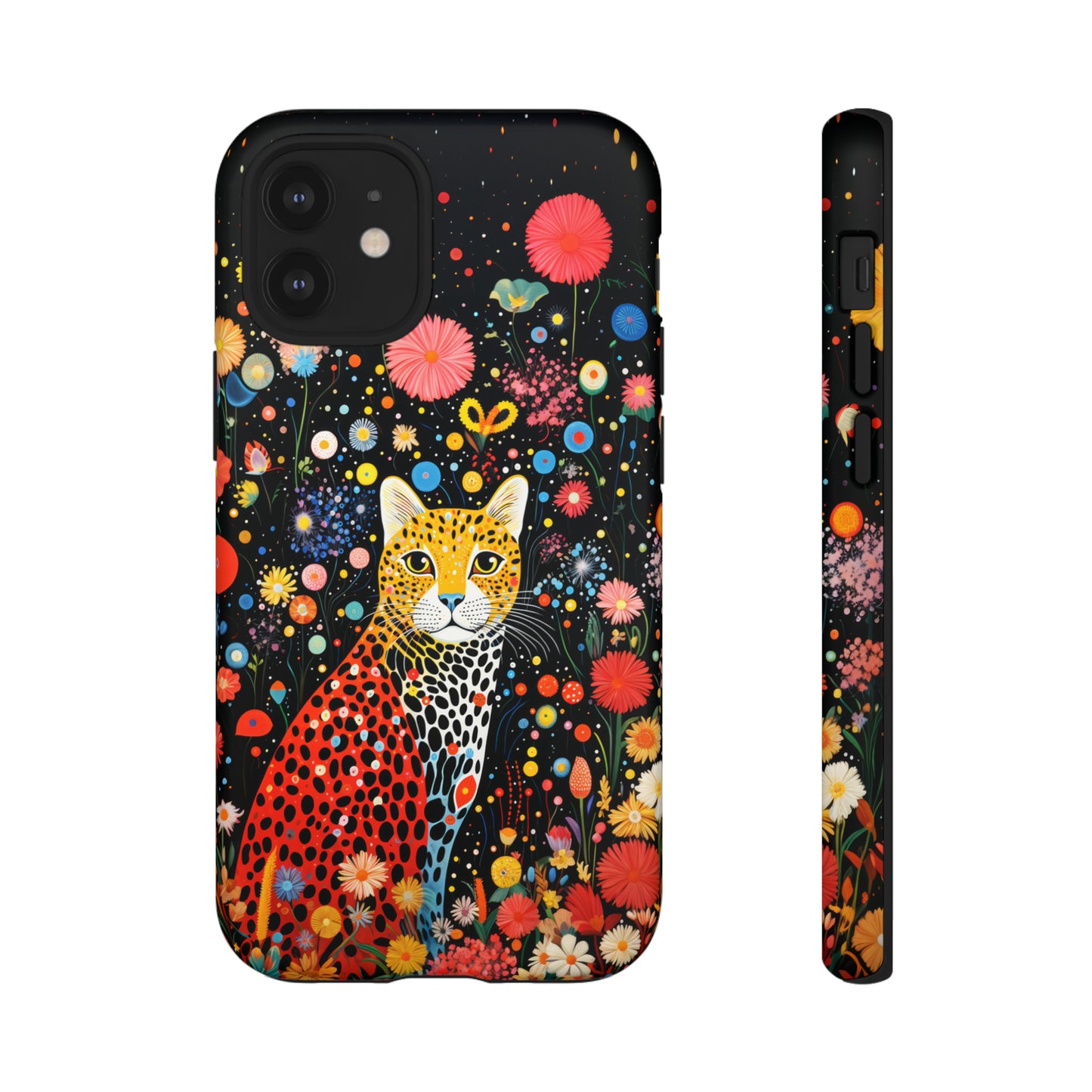 Cheetah in night flowers Tough Cases