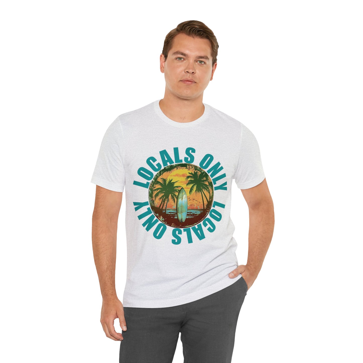 Locals Only stamp Unisex Jersey Short Sleeve Tee